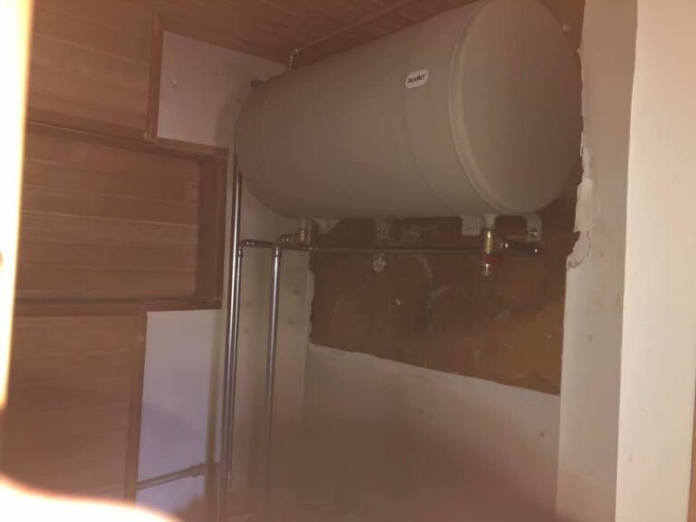 Veepaagi ja boileri paigaldus ning ühendamine kerisega